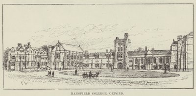 Mansfield College, Oxford by Frank Watkins